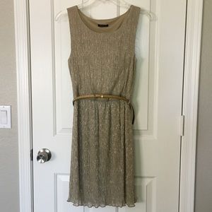 Gold Sleeveless Dress